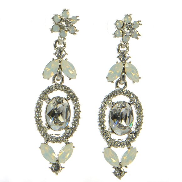 Oscar de la Renta Jewelry - Vintage Oscar de la Renta Crystal Drop Earrings
